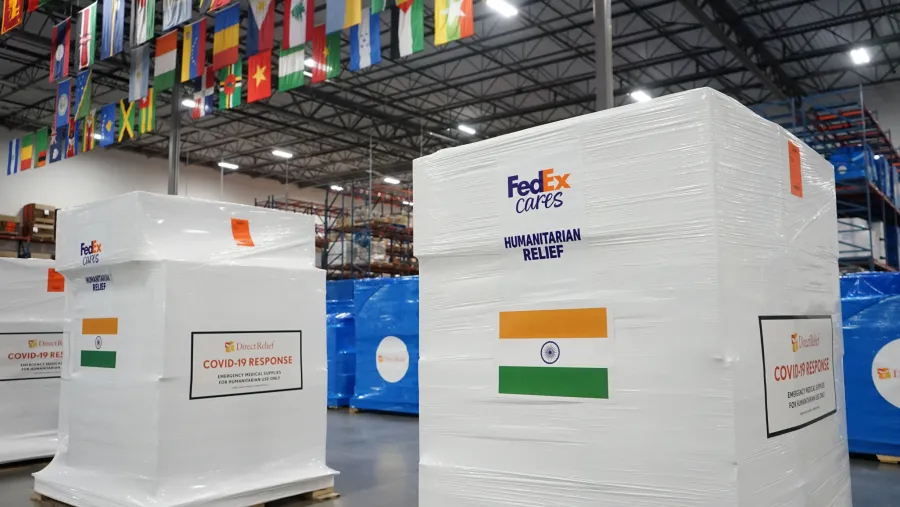 FedEx Delivering Critical Covid-19 Aid To India