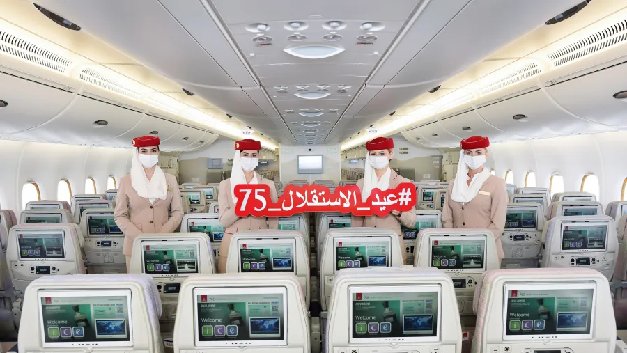 Emirates Celebrates Jordanian Independence Day Across Its Flights