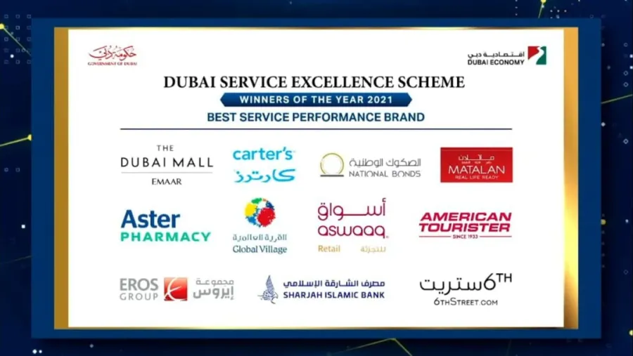 Dubai Economy Announces Winners Of 2021 Business Excellence Awards 