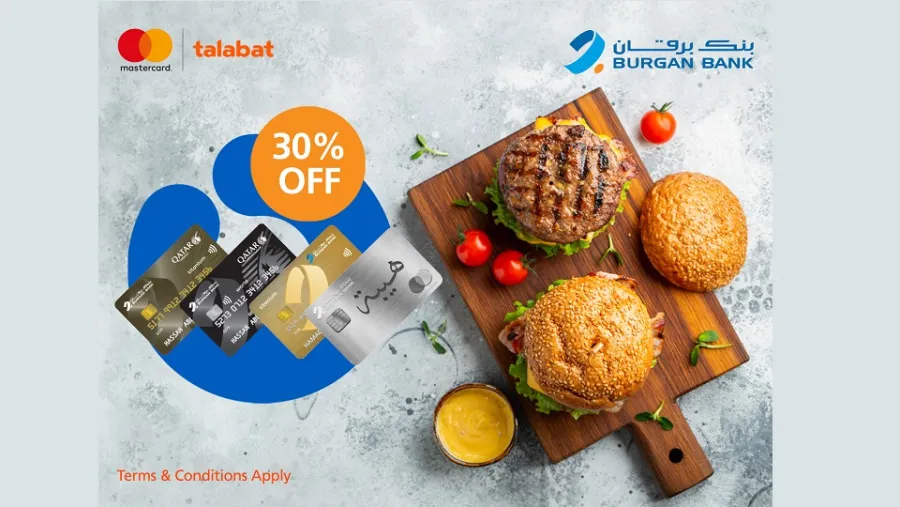 Burgan Bank Offers Its Customers a 30% Discount on Talabat 