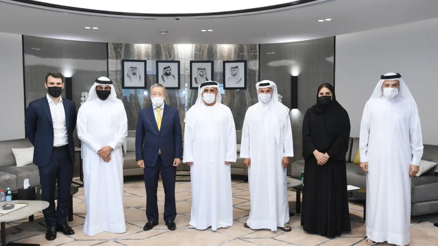 Mattar Al Tayer Receives International Olympic Committee Vice President Ng Ser Miang