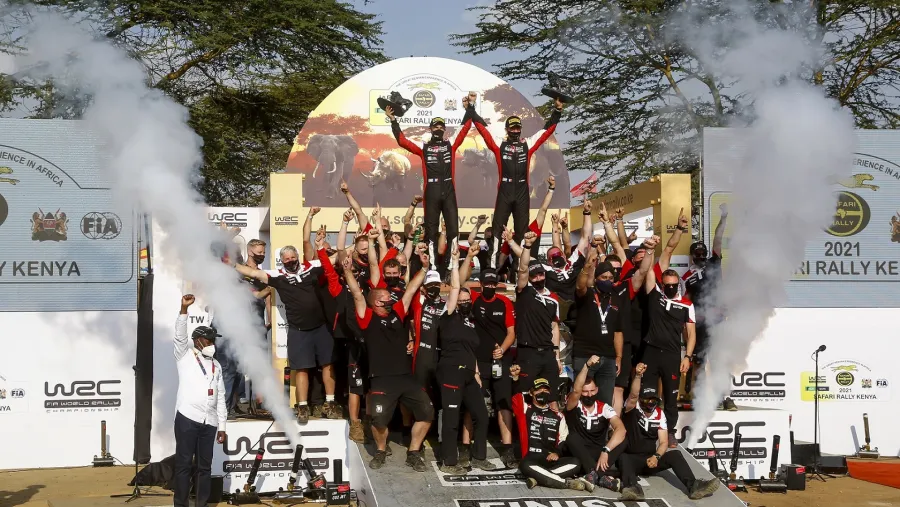 Gazoo Racing Achieves Another Spectacular One-two Finish At Safari Rally Kenya
