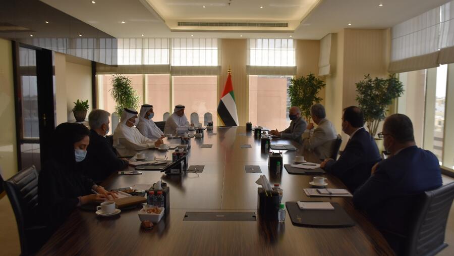 His Excellency Obaid Al Tayer Meets Ferid Belhaj, World Bank Vice President for Mena