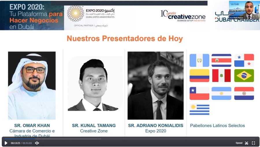 Webinar Promotes Expo 2020 Dubai As An Ideal Platform For Latin American Companies