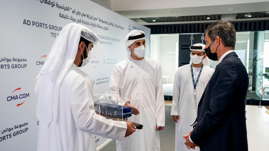 AD Ports Group And CMA CGM Group Announce Agreement To Invest Dh570 Million In New Terminal At Khalifa Port