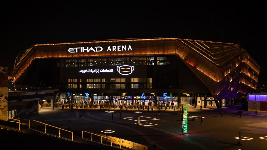 Yas Island Lights Up In Celebration Of Expo 2020 Dubai