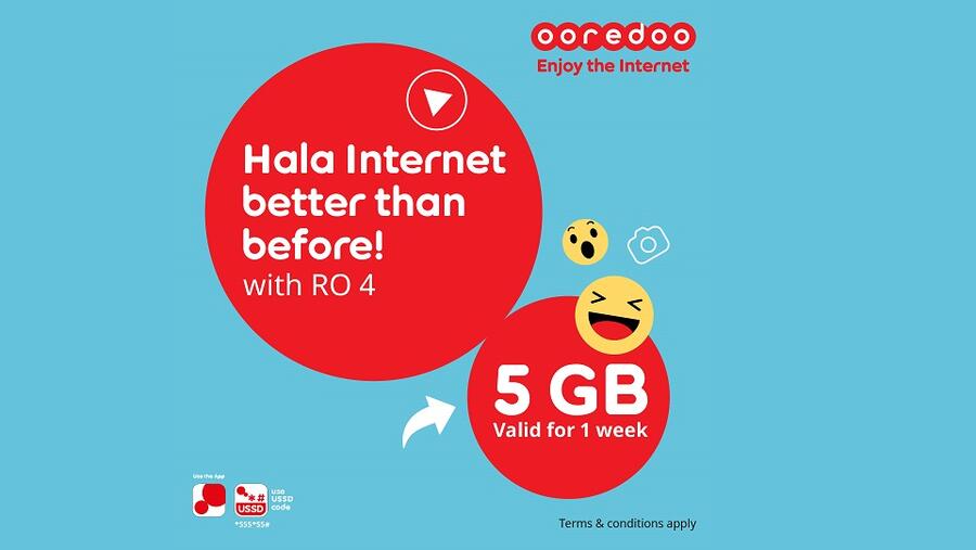 Ooredoo Launches Revamped Internet Add ons for Hala & Shahry Customers