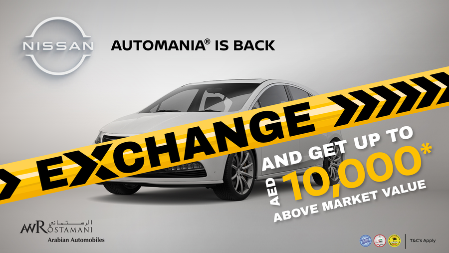Nissan Of Arabian Automobiles Brings Back Popular Automania Exchange Trade-in Campaign