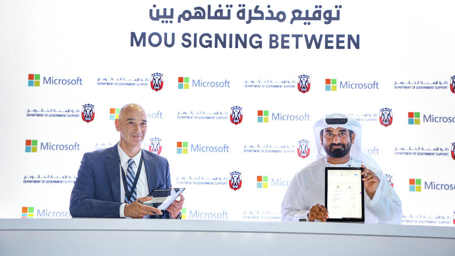 Abu Dhabi Department of Government Support signs MoU with technology leader to give access to the Microsoft Tomoh Internship Program, which offers secondments, internships and mentoring opportunities to UAE nationals