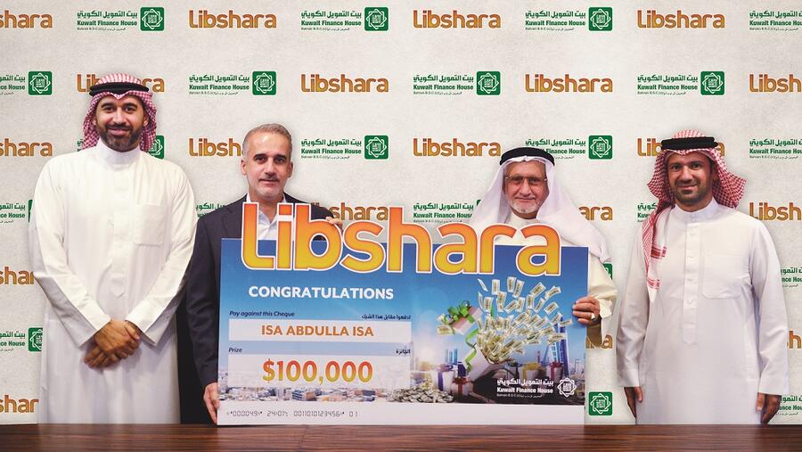 Mr. Isa Abdulla Announced as the Winner of Kuwait Finance House’s Libshara Monthly Grand Prize for September 2021 