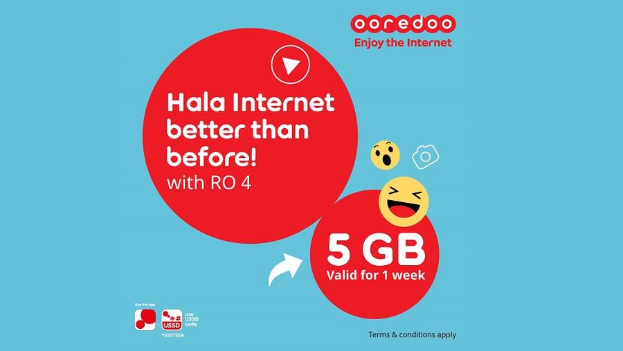 Ooredoo Keeps More Customers Connected With Revamped Internet Add-ons for Hala Users