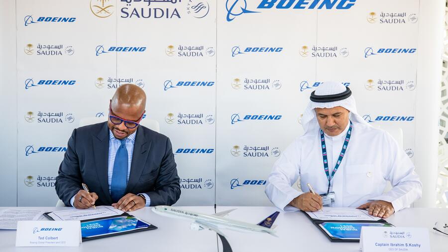 Saudia Enhances Fleet With Suite of Boeing Services