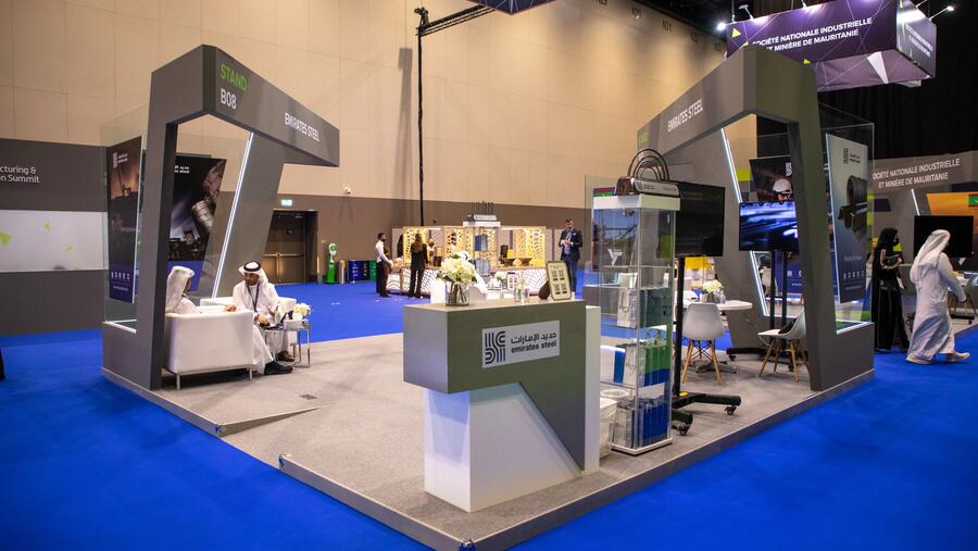 Emirates Steel showcases its high-quality products and technologies, and its plans to accelerate digitalisation and cope with the 4th industrial revolution