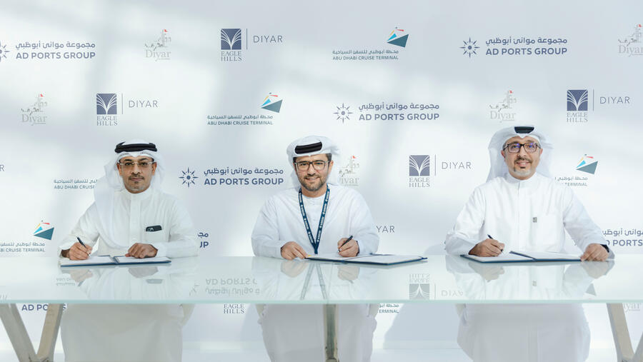 AD Ports Group, Diyar Al Muharraq, and Eagle Hills Diyar Company Collaborate to Accelerate Gulf Cruise Business