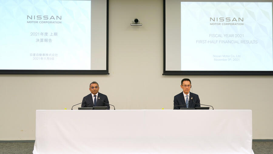 Nissan Reports First-half Results for Fiscal Year 2021