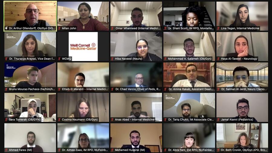Leading US Residency Program Directors Connect with WCM-Q