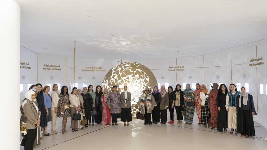Al Hamra Real Estate Co. Hosts Diplomatic Womens Committee to A  Journey Through Its Exclusive Exhibition تبصر(Tabasser)