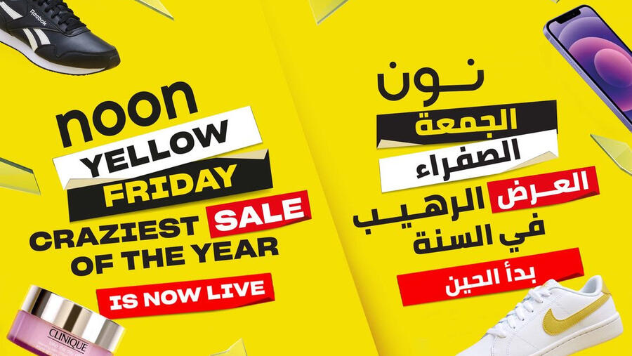 Noon.com’s Craziest Yellow Friday Sale Is Here With up to 80% Off