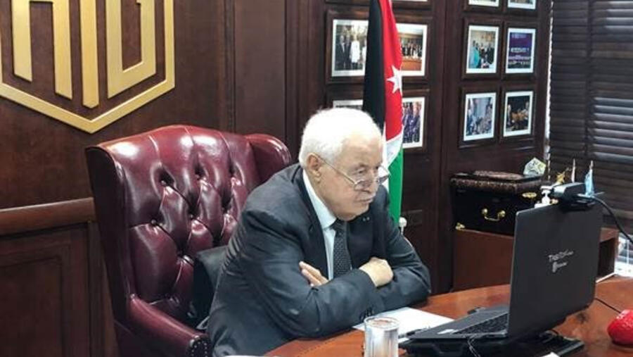 Dr. Abu-ghazaleh and Al-saghir Discuss Means of Support to AROQA’s Educational Programs in Libya