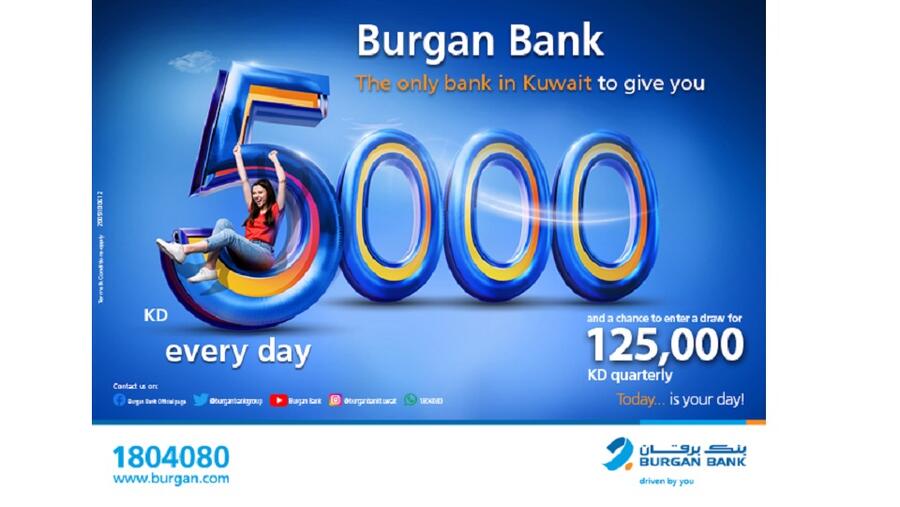 Burgan Bank Announces Names of the Daily Lucky Winners of Yawmi Account Draw