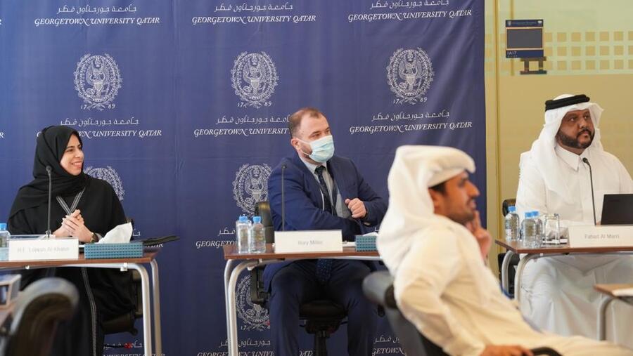 EMDIA Students Gain Valuable Classroom Engagement with H.E. Lolwah Al-Khater, Assistant Foreign Minister, MOFA Spokesperson