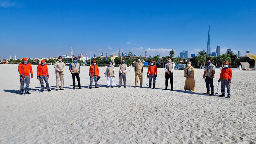 “Aafaq” and Dubai Municipality Organized a Volunteering Activity To Maintain a Clean Environment in Dubai