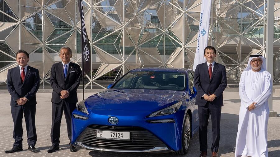 Toyota Mirai Official Car of Japan Pavilion at Expo 2020 Dubai 