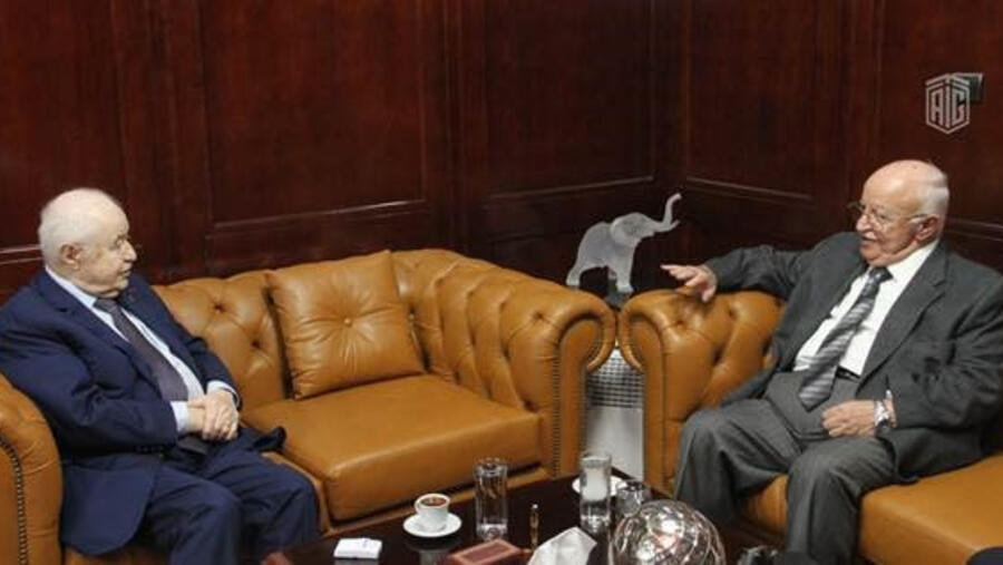 Abu-ghazaleh Receives Syria’s Former Prime Minister, He Dr. Muhammad Naji Al-otri