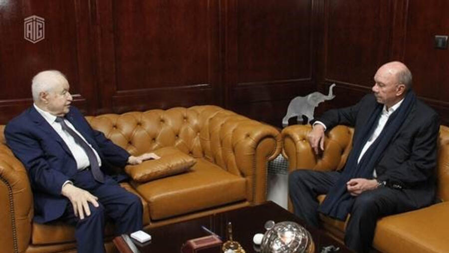 Abu-Ghazaleh Receives President of the Jordanian Senate, HE Mr. Faisal Al Fayez
