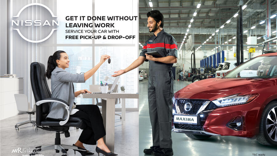 Arabian Automobiles offers Nissan, INFINITI Owners’ Industry-Leading Free pick-up and Drop-off for Servicing
