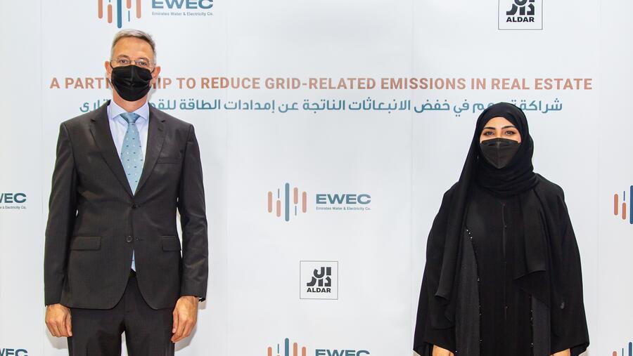 Aldar Enters Agreement With EWEC To Adopt  Clean Energy Across All Assets
