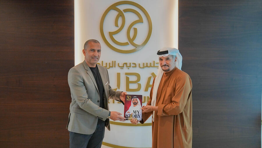 Former Ivory Coast National Football Team Manager Lamouchi Visits Dubai Sports Council