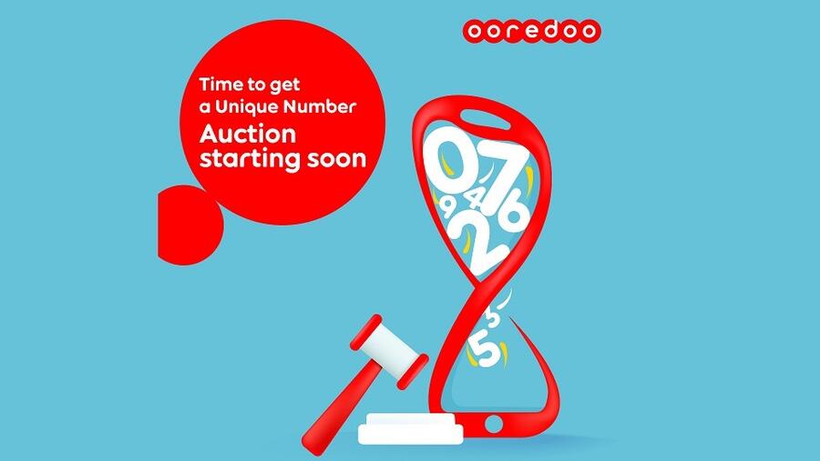 Grab A Unique Number with Ooredoo’s Charity Auction 