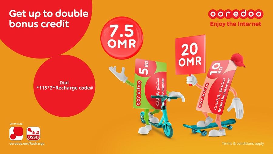Day Flash Deal with Double Credit on Ooredoo’s Hala-3 Recharges