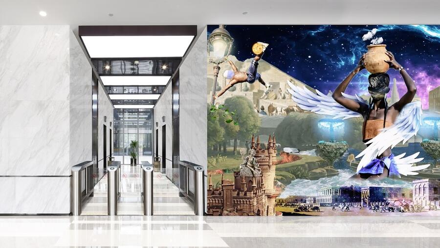 LG And Blackdove Deliver Seamless  Digital Art Experience On LG LED Signage