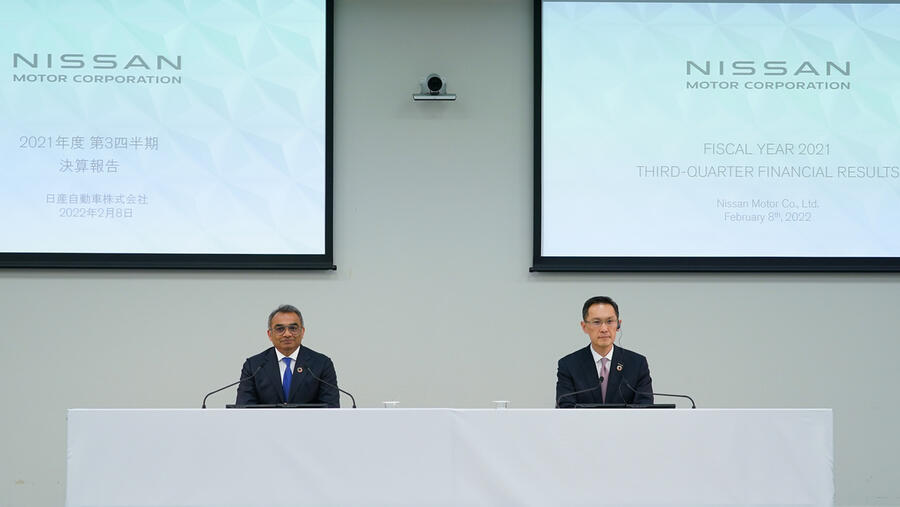 Nissan Reports April-December Results For Fiscal Year 2021