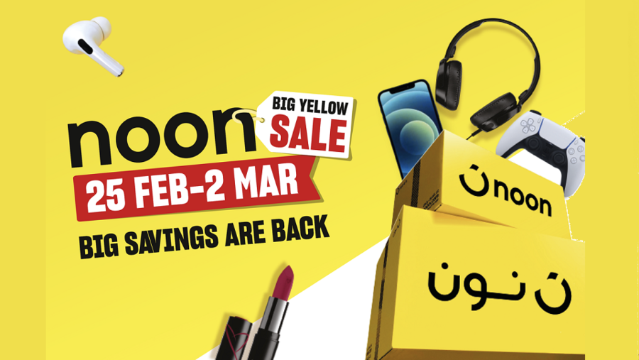 noon.com’s Big Yellow Sale Set To Impress Shoppers With Up To 70% Off