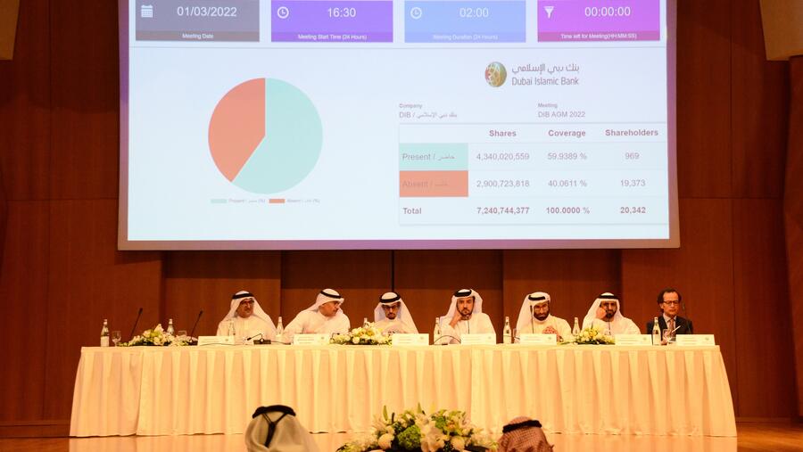 Dubai Islamic Bank Shareholders Approve 25% Dividend for 2021