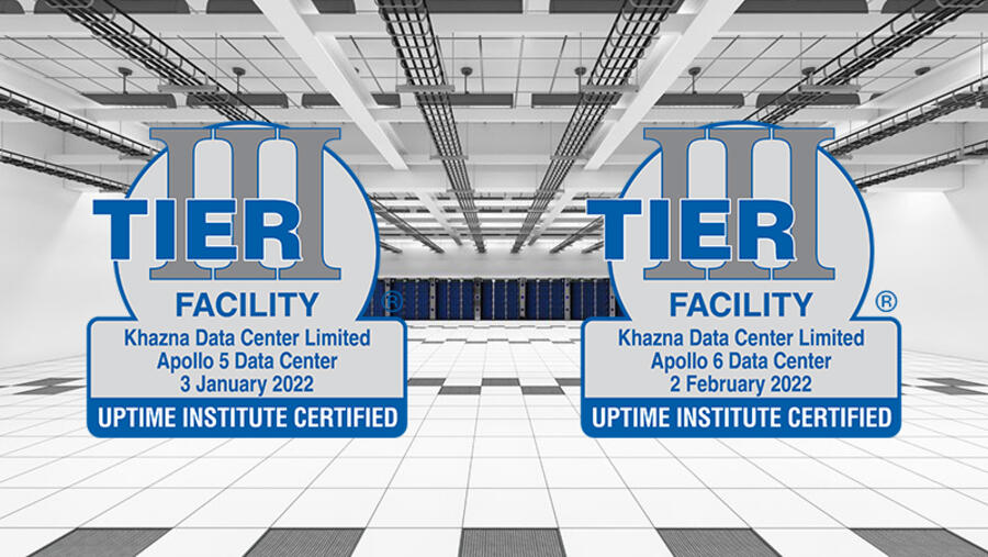 Khazna Data Centers Achieves Tier-III Certification from Uptime Institute  for its Apollo 5 and Apollo 6 Data Centers