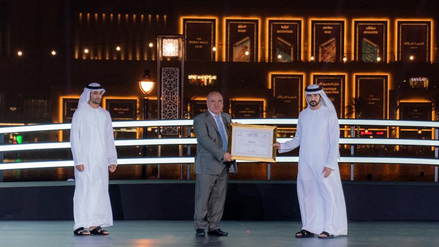 Azizi Developments, a leading private developer in the UAE, has received a prestigious Appreciation Award from His Highness Sheikh Hamdan bin Mohammed bin Rashid Al Maktoum