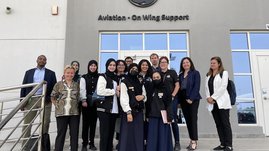 GE Hosts Female Students at Its Aviation Facility, Inspiring Them To Pursue Stem Careers