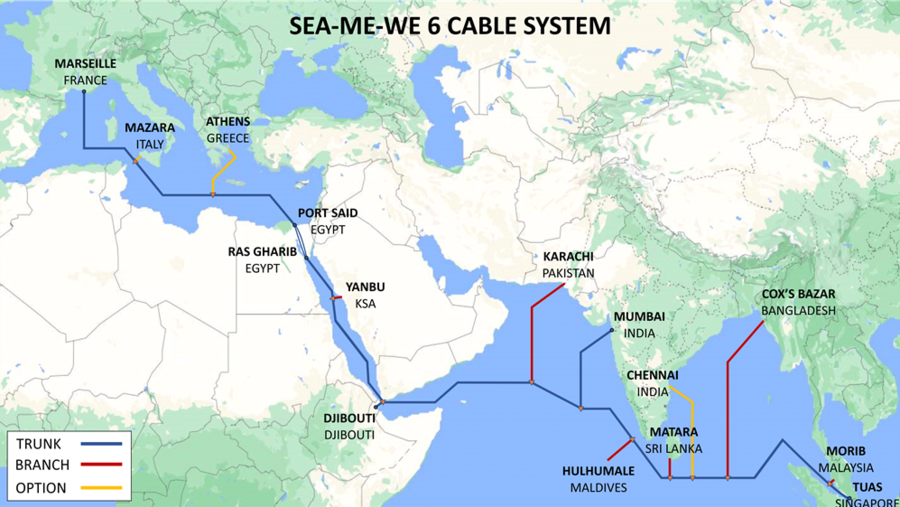 Mobily Joins Sea-me-We-6 Consortium To Build a New Submarine Cable System Connecting Southeast Asia, the Middle East, and Western Europe 