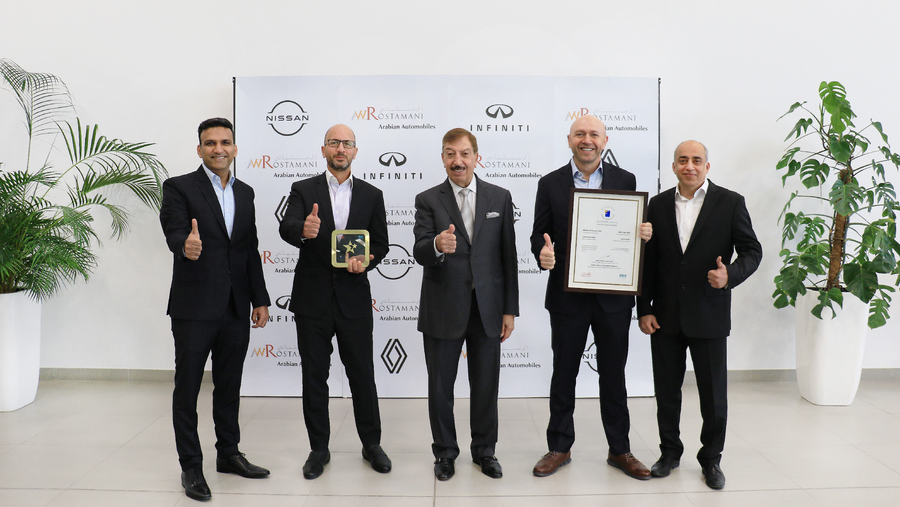 Arabian Automobiles Awarded Specialized Retail Sector Award for 8th Consecutive Year Across Nissan, Infiniti and Renault   