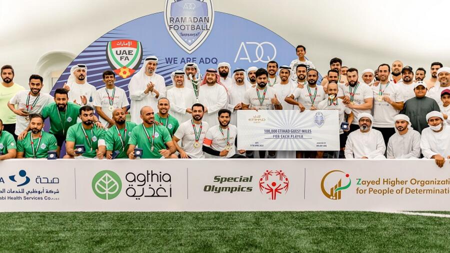ADQ Ramadan Football Tournament Exhibits the Spirit of Community and Collaboration Ahead of Zayed Humanitarian Day   