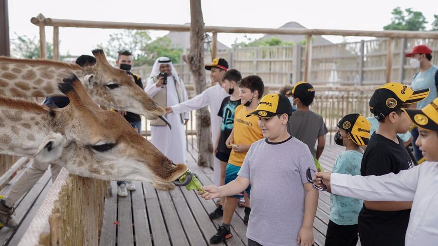 Continental and Emirates Red Crescent Collaborate To Invite Children to the Dubai Safari Park for a Memorable Ramadan Experience