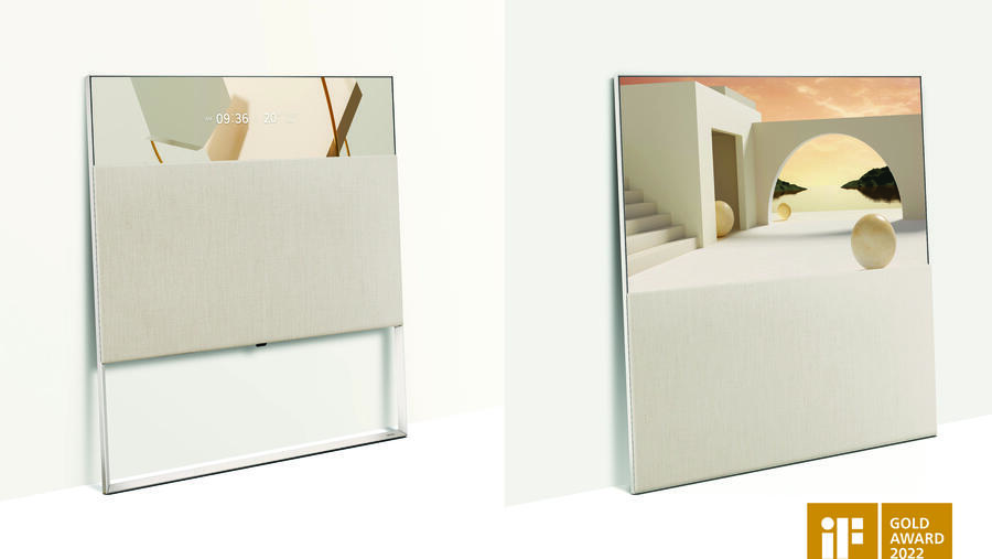 LG OLED Objet Collection Brings Home If Gold Award for Design Excellence 