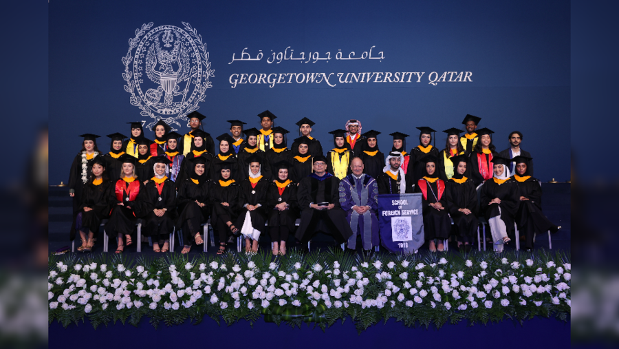Georgetown Celebrates Class of 2020 and Class of 2021 at In-person Ceremony 