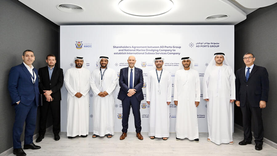AD Ports Group And National Marine Dredging Group To Establish Safeen Surveys And Subsea Services