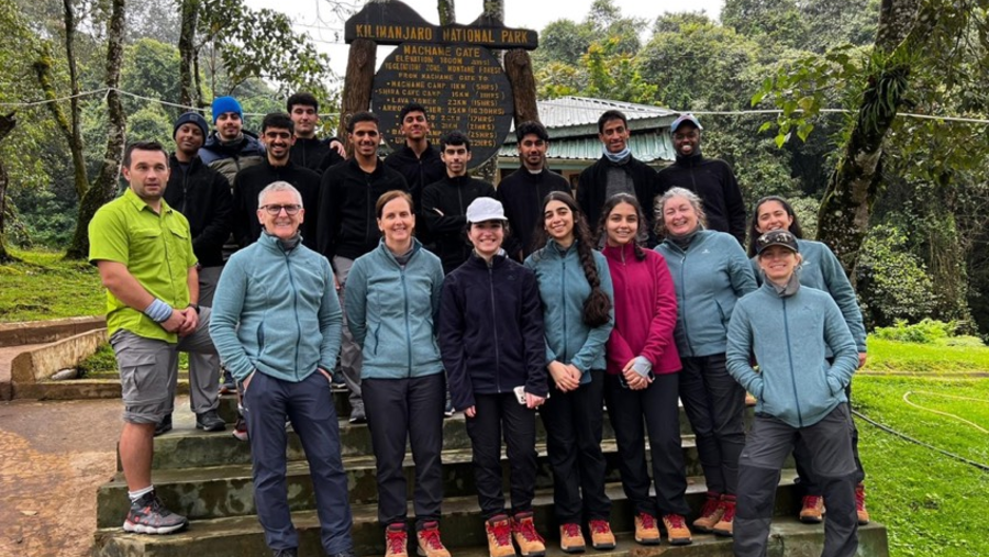 Students From Two QF Schools Conquer Kilimanjaro