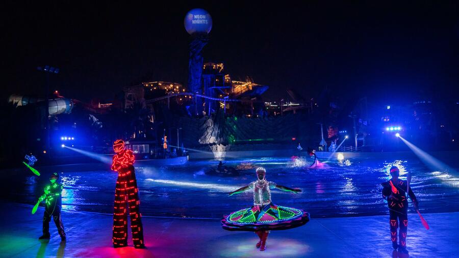 Yas Waterworld’s Neon Nights returns to Yas Waterworld